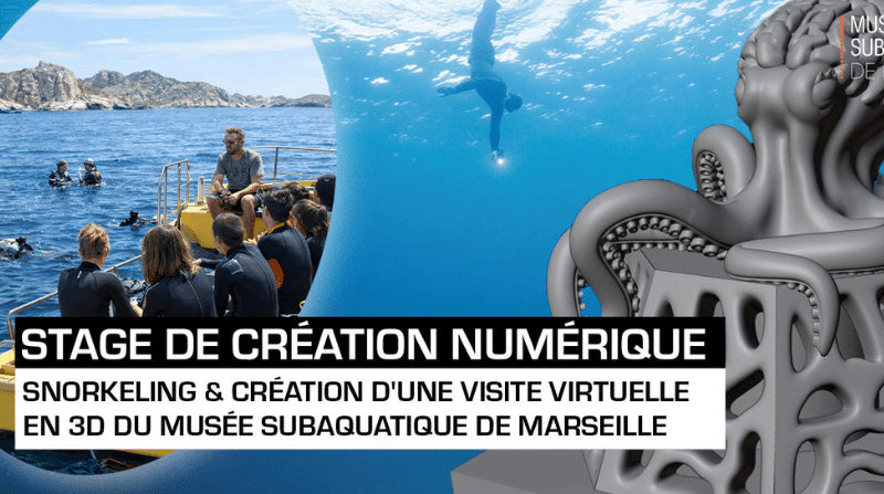 Stage musée subaquatique Ateliers découvertes numériques